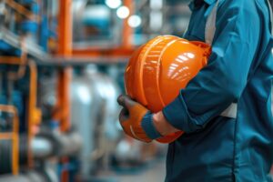 close-up-view-engineer-with-hardhat-standing-inside-factory-aig-min